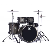 Batería 5 Piezas Con Soportes Y Platillos Dorada 5PCKNIGH5PCBL
