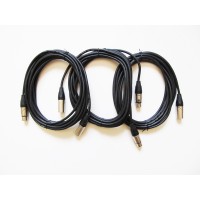 Pack Cable de Micrófono XLR 6 metros (3 unidades)