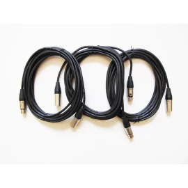Pack Cable de Micrófono XLR 6 metros (3 unidades) Blast 
