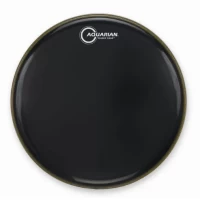 Parche de Bombo 22 " Aquarian Classic Clear Negro Frontal CC-22BK