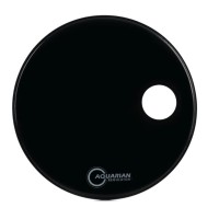 Parche de Bombo 22 " Regulator Resonante Negro Aquarian RSM-22BK 