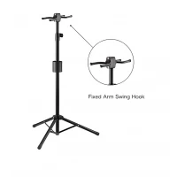 Atril para dos guitarras con sistema de sujeción