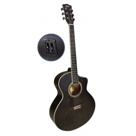 Guitarra Electroacústica Blast 41" Cuerdas Metálicas Cutaway QA2022-41C-JF 