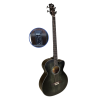 Bajo  Electroacústico 4 Cuerdas Blast Negro Cutaway QAG-4295