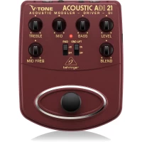 Pedal Modelador Acústico Behringer V-Tone Acoustic Driver DI ADI21