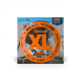Cuerdas para guitarra eléctrica Jazz Extra Light D' Addario EJ20