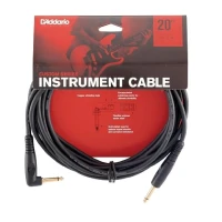 Cable para Instrumento D'Addario 6,10 m Black PW-GRA-20 Cable para Instrumento D'Addario 6,10 m Black PW-GRA-20