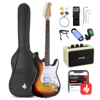 Pack Guitarra Eléctrica Donner EC1098 SunBurst
