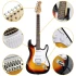 Pack Guitarra Eléctrica Donner EC1098 SunBurst