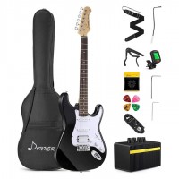 Pack Guitarra Eléctrica Donner EC1099 Negra