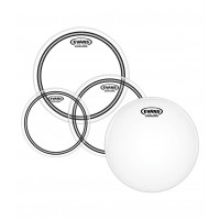 Set de Parches Evans EC2S Clear Rock + HD Dry 14"  (10", 12", 16", 14") EPP-EC2SHDD-R
