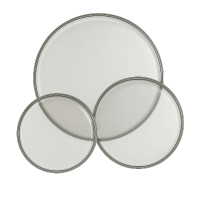 Set de Parches de Bateria Doble Capa Medida Fusion 10 ",12 y 14 " Golpeador DH376FUSION