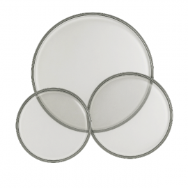 Set de Parches de Bateria Doble Capa Medida Fusion 10 ",12 y 14 " Golpeador DH376FUSION