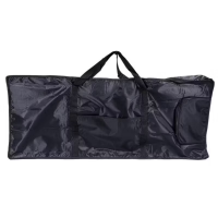 Funda para Teclado Hebikuo para 61 Teclas (5 Octavas) Nylon Negro con Bolsillo BBJ01-61 