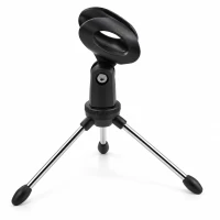 Atril de Micrófono Hebikuo de Mesa con Trípode Plegable M18