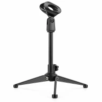 Atril de Micrófono Hebikuo de Mesa con Trípode Plegable y Altura Regulable ZM-07