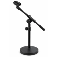 Atril de Micrófono Hebikuo con Brazo Regulable y Base Redonda M220