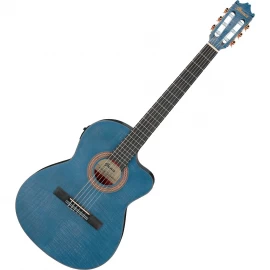 Guitarra Electroacústica Ibanez Classical Open Blueberry GA5FMTCE OB