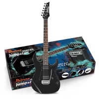 Pack de guitarra eléctrica Ibanez Negra IJRX20U 