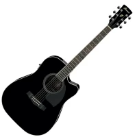 Guitarra Eléctricoacústica Dreadnought Black PF15ECE-BK