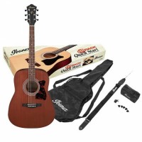 Pack Guitarra acústica Ibanez Open Pore Natural  V54NJP-OPN