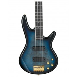 Bajo Eléctrico Ibanez 5 Cuerdas Transparent Marine Burst GSR205PC-TMU