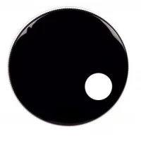 Parche 18 " frontal negro 1 capa con agujero
