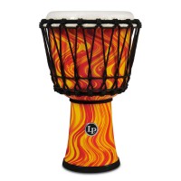 Djembe Afinable 7" Latin Percussion Circle Orange Marble LP1607OM