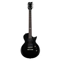 Guitarra Eléctrica Eclipse EC-10 LTD Black Con Funda LEC10KITBLK