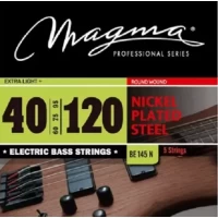 Set de Cuerdas para Bajo Eléctrico Nickel Plated Steel Magma 040-120 BE145N