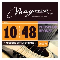 Set de Cuerdas para guitarra acústica 0.10 Ligth Phosphor Magma GA120PB