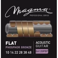 Set de Cuerdas para Guitarra Acústica Flat 0.10 Magma Bronce/Phosphoro GA120PBF