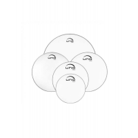 Set De Parches Uno By Evans G2 Clear Poroso EQ4 UPG2CTS22 10-12-16-14-22 UPG2CTS22 